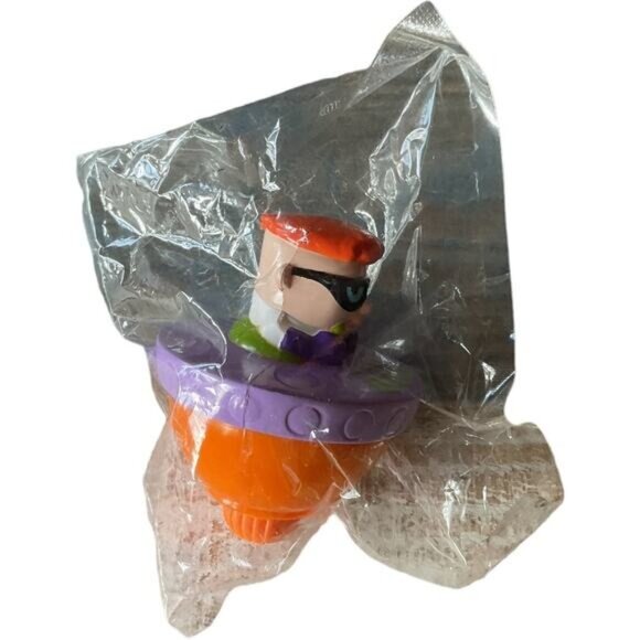 Dexters Lab Spin Top Cartoon 2003 Kellogg Action Figure Toy - Picture 2 of 3